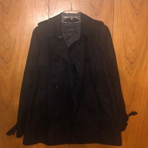 Banana Republic Black Trench Coat